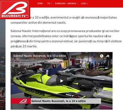 Bucuresti TV_Salonul Nautic